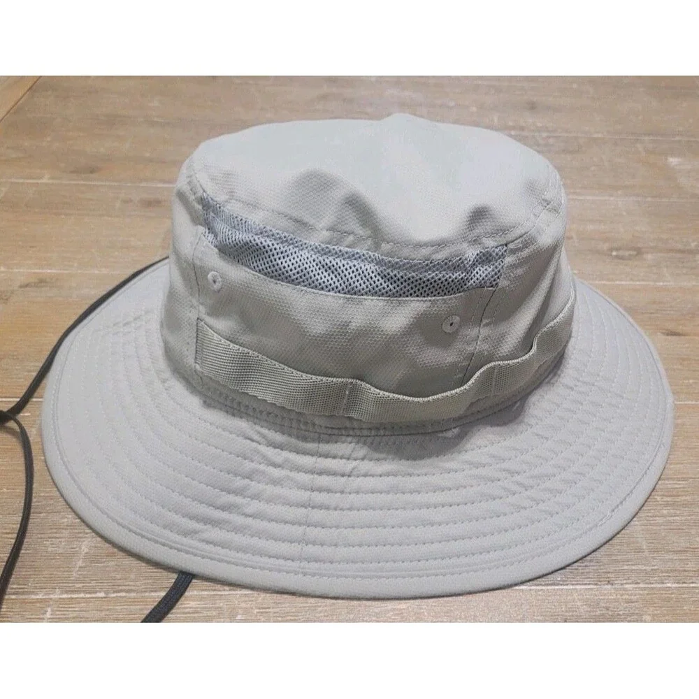 Adidas Victory Bucket Hat Beige Tan Brown Sun Cap Fishing Hiking Outdoors